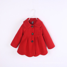 новое поступление дети зимнее пальто Оптовая цена теплый длинный волна дизайн детские зимние пальто